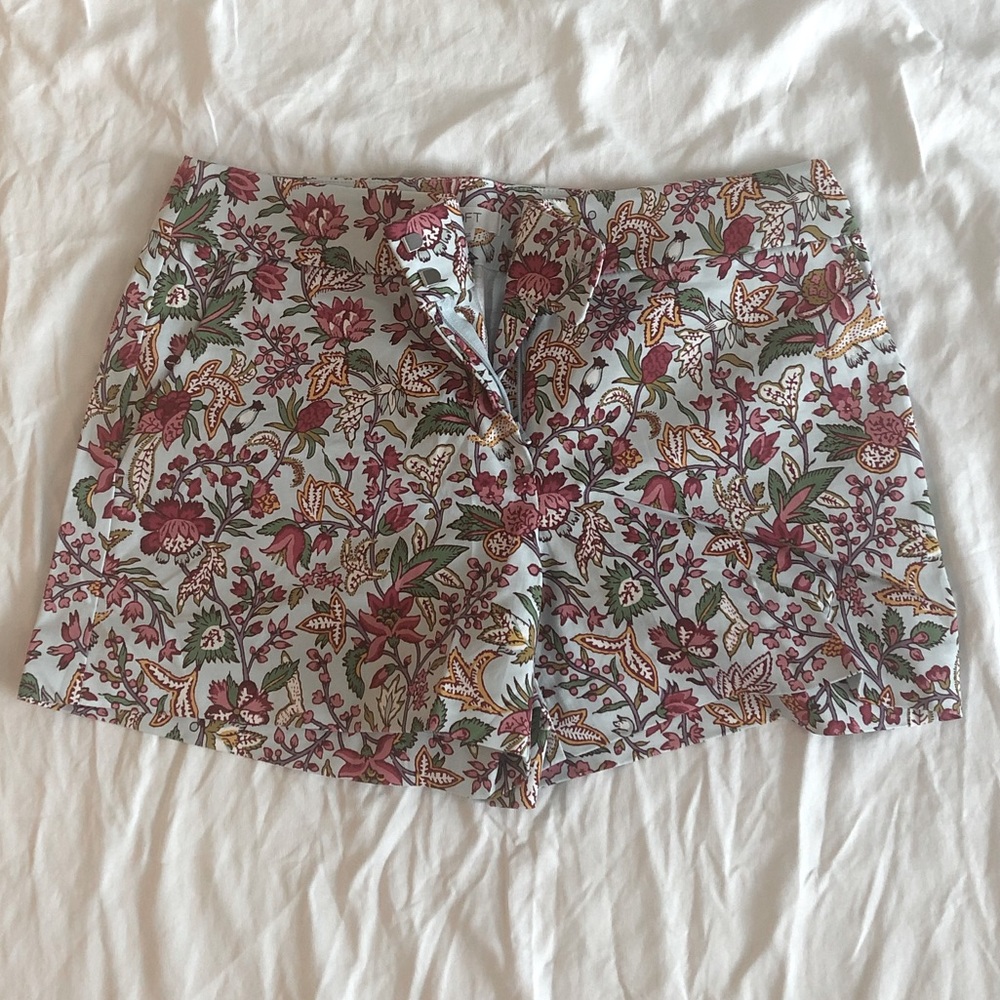 LOFT Print Chino Shorts